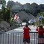 Donald Trump wird am heutigen Freitag am Monument Mount Rushmore erwartet