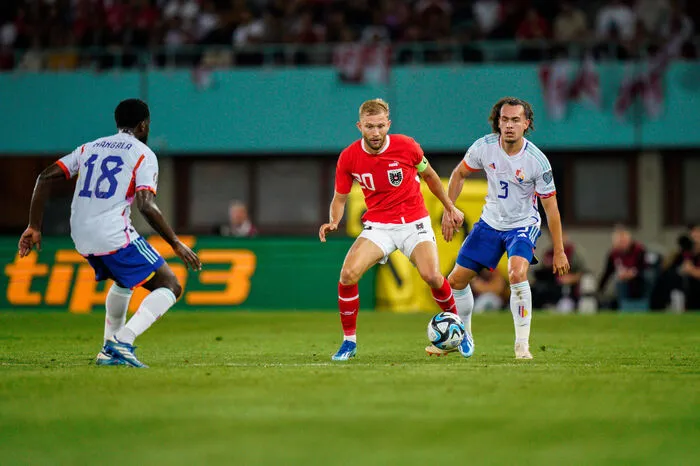 Konrad Laimer: 2 Die Belgier nahmen durch ihr sehr defensives Spiel seine Stärke aus demselben: Er kam lange nicht in gefährliche Pressing-Situationen, der Pass in die Tiefe gelang nicht – das Tor war Lichtblick.