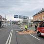 Die Feuerwehr beim Einsatz in der Birkfelder Straße