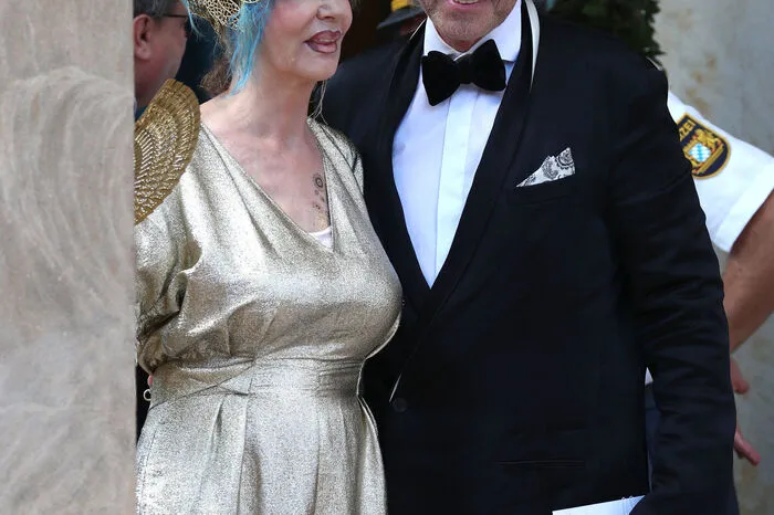 Ex-Talkmaster Thomas Gottschalk mit Ehefrau Bea. 