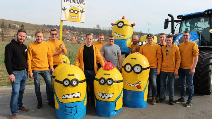 Auch die Minions waren wieder in St. Stefan im Rosental dabei