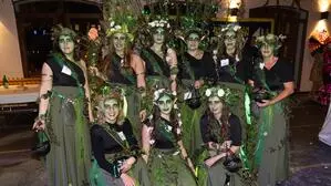 Im Vorjahr kamen die Waldnymphen nach Halbenrain, um am Maskenball des Sportvereins zu feiern