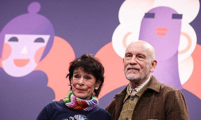 Geraldine Chaplin und John Malkovich kamen für "Seneca" zur Berlinale