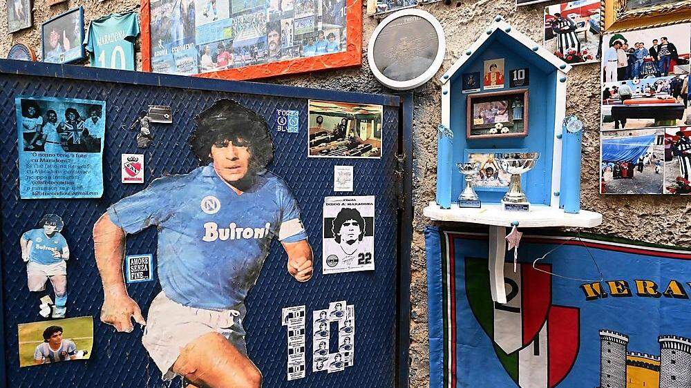 In Neapel gibt es sogar ein eigenes Maradona-Museum