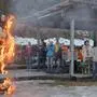 Die „Eisbahndudel“ wird seit über 130 Jahren am Saisonende rituell verbrannt