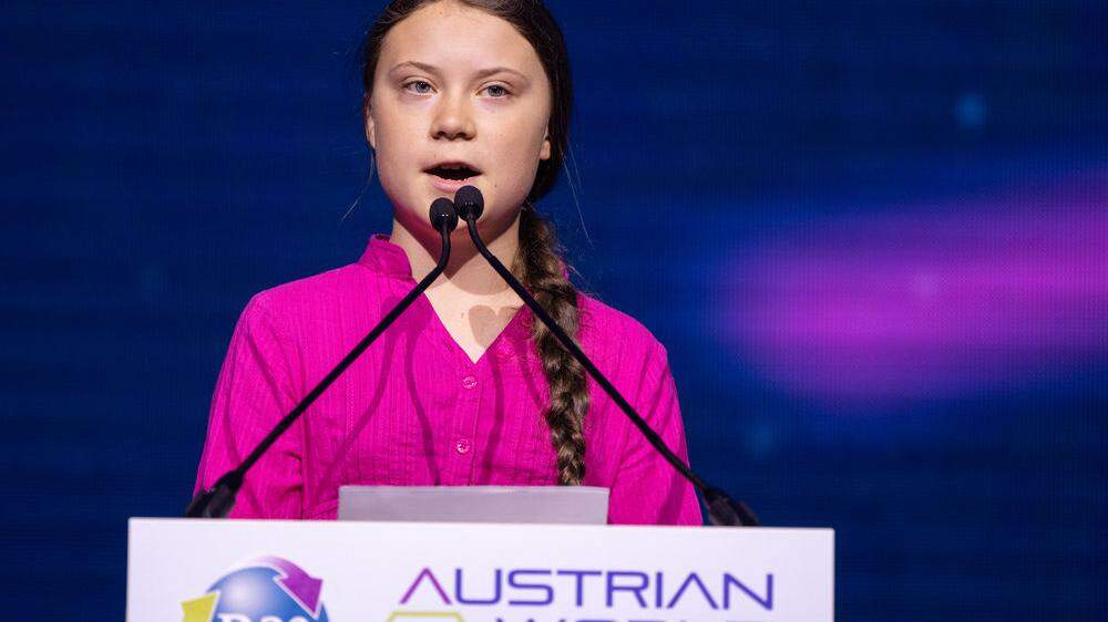 Greta Thunberg beim R20 in Wien