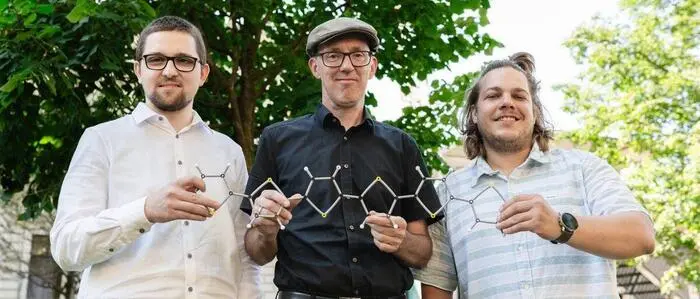Das 3-köpfige Forschungsteam an der Uni Graz
