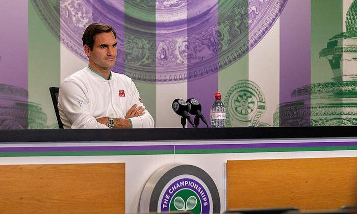 Roger Federer war bei der anschließenden Pressekonferenz sichtlich ratlos