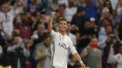 Cristiano Ronaldo erzielte drei Treffer gegen Atletico