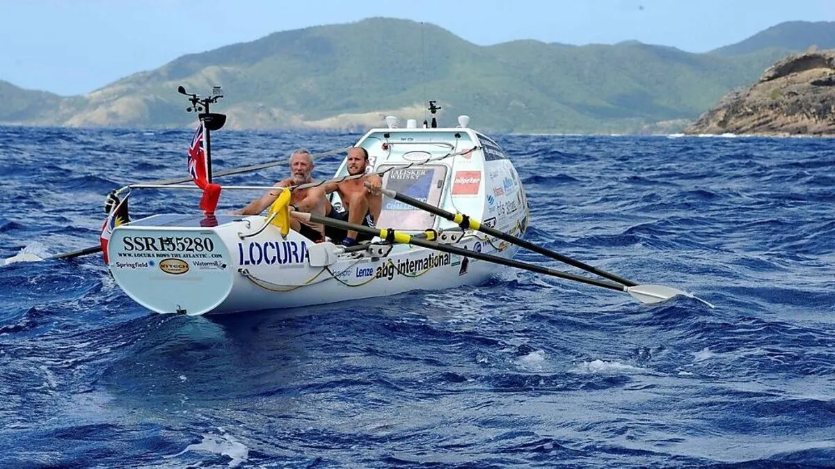 British pair win the world s toughest rowing race the Talisker Whisky Atlantic Challenge Brits Mik