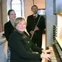 Swetlana Hübler (Orgel), Magdalena Ofner (Sopranistin) und Harald Fripertinger (Flöte)