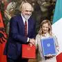 Giorgia Meloni und Albaniens Premier Edi Rama hatten sich Anfang November auf ein Migrationsabkommen geeinigt