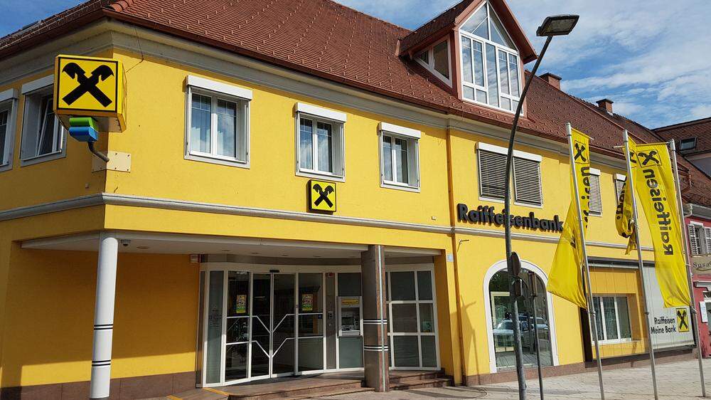 Die betroffene Bankfiliale in Feldbach