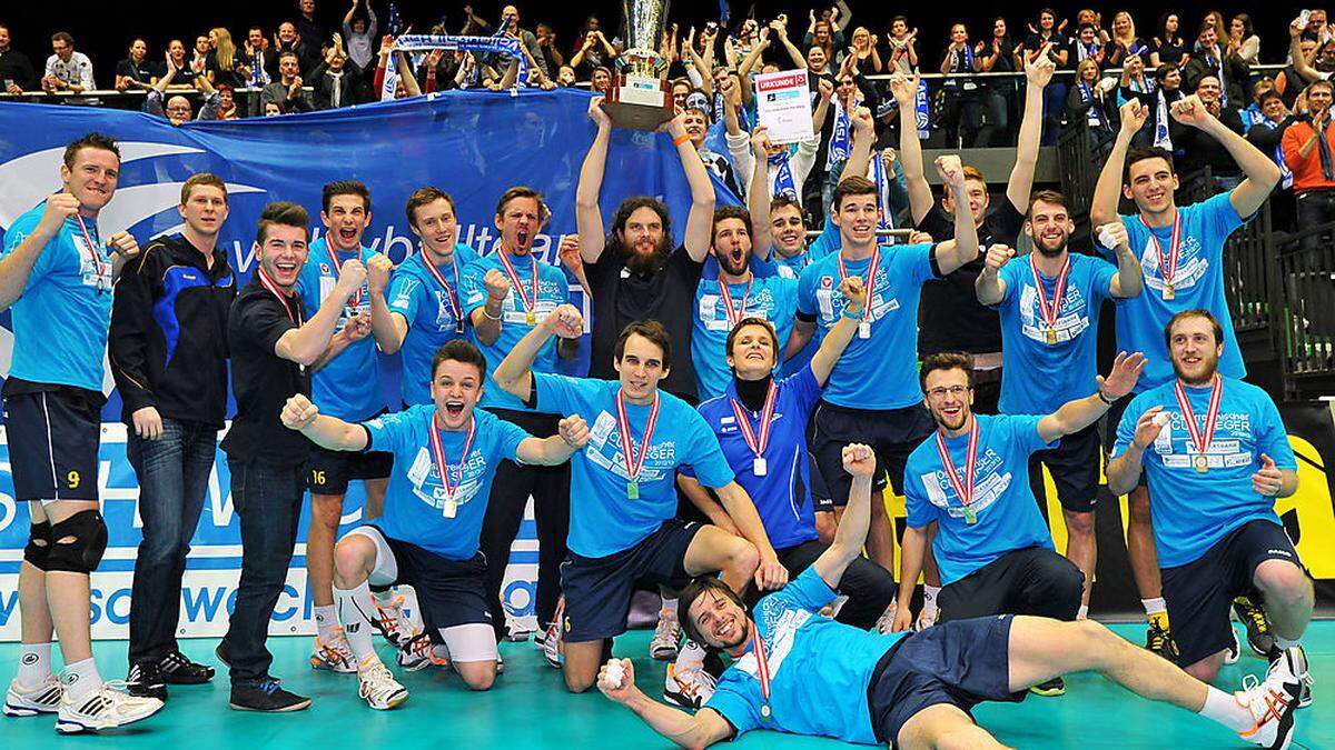 So feierte der TSV Hartberg den Cuptriumph 2013