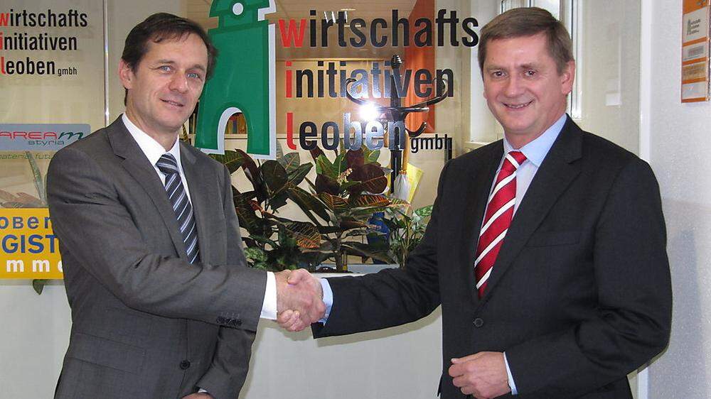 Bürgermeister Kurt Wallner stellte Günter Leitner als neuen WIL-Geschäftsführer vor