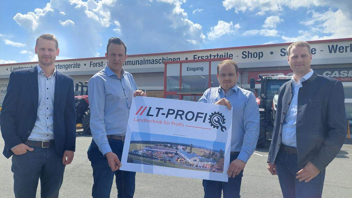 Aufbruchsstimmung in Hartberg: Daniel Allmer und Reinhard Steiner haben die &quot;LT-Profi GmbH&quot; gegründet