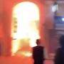 Am Freitag wurden in der Villacher Innenstadt bengalische Feuer gezündet