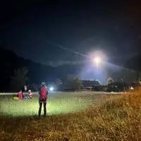 Einsatz in der Dunkelkheit für die Bergrettung im Gesäuse