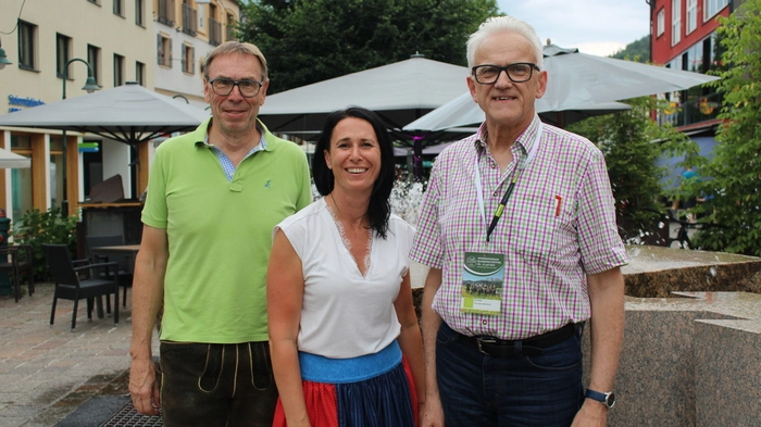 Kurt Pfleger (Vorsitzender Organisationskomitee), Barbara Abel (Eventleitung) und Johann Mösenbichler (Künstlerischer Leiter) freuen sich über die erfolgreiche Durchführung (v.l.n.r.)