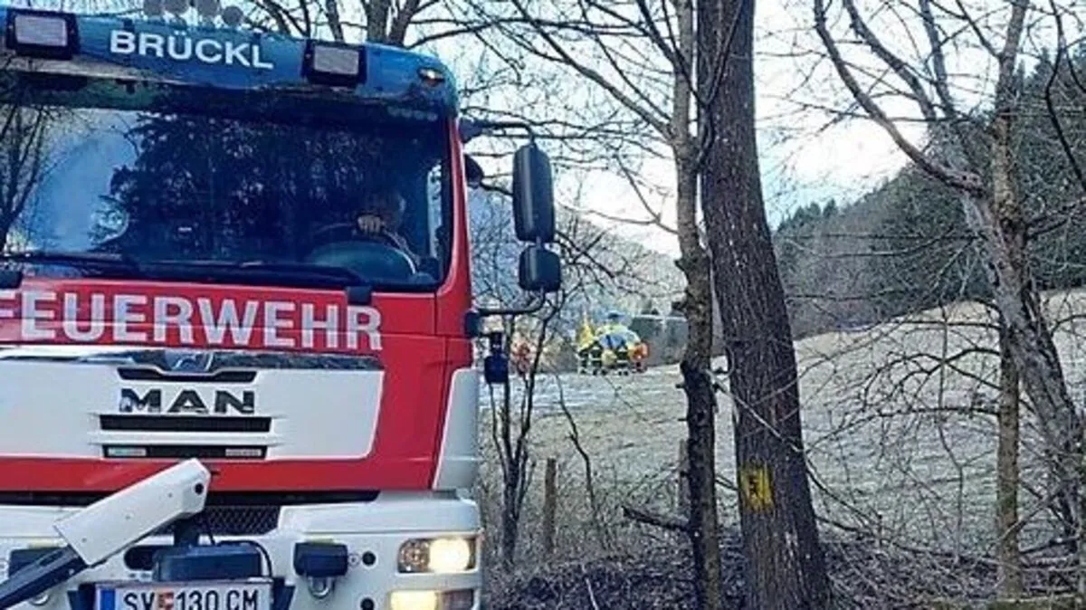 Mehrere Feuerwehren und der Rettungshubschrauber C11 waren im Einsatz