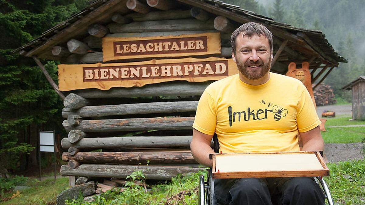 Stabentheiners Lehrpfad lockt auch ungebetene Gäste an. Vor zwei Monate naschte dort ein Bär