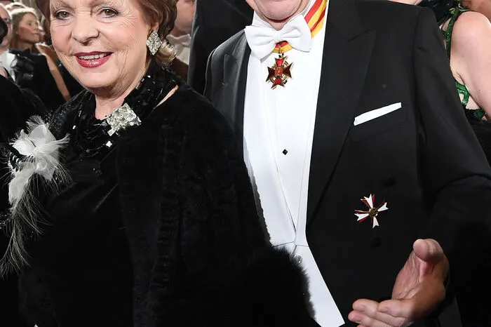 Stammgast auf dem Opernball: Harald Serafin mit seiner Gattin Ingeborg