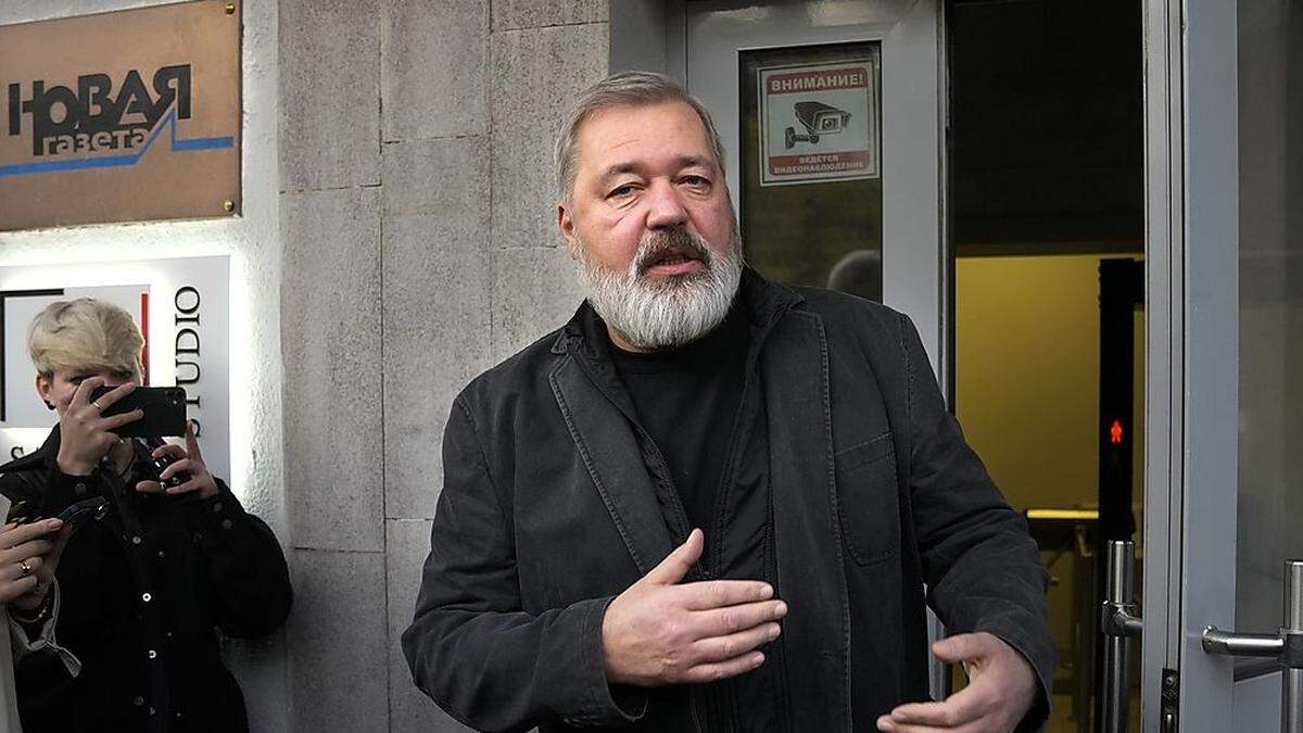 Dmitrij Muratow, Chefredakteur der &quot;Nowaja Gazeta&quot;