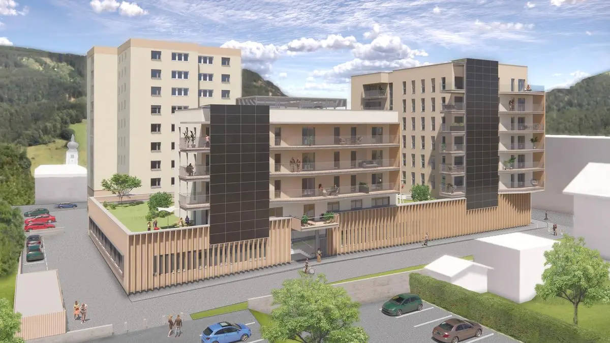 In der Warteschleife: der geplante Neubau des Gesundheitszentrums der ÖGK in Liezen