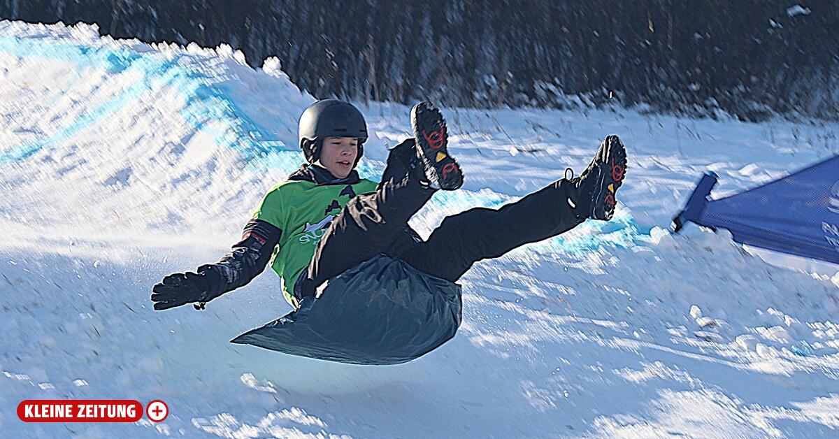 That was the first Sackl-Rutschwelt (Sack-Slide World Championship) in ...