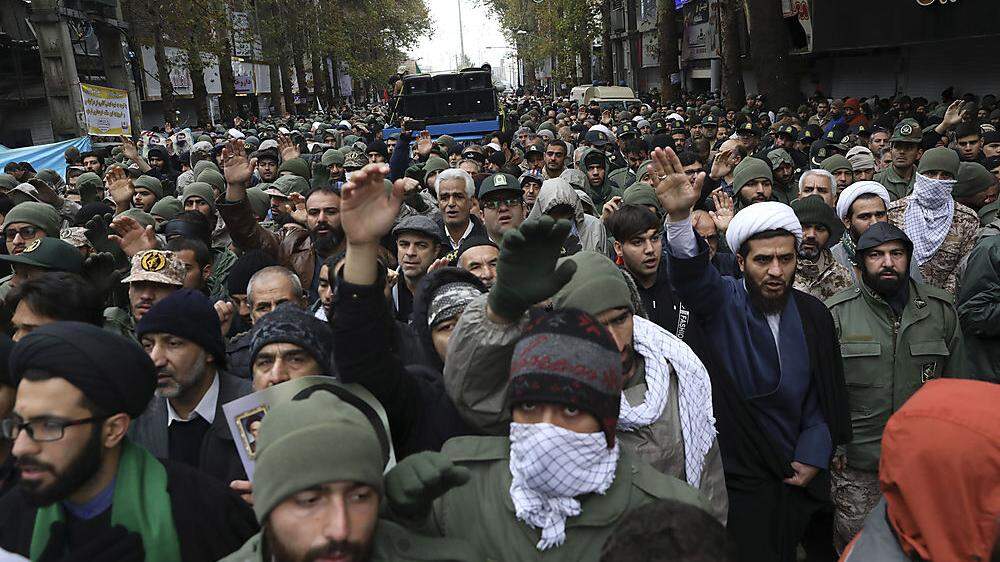 Protest in Teheran
