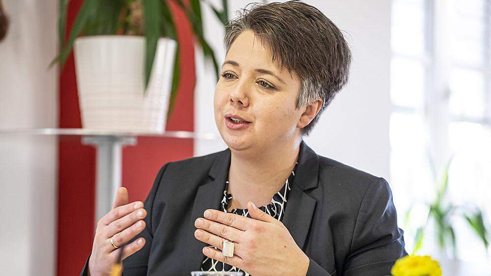 Kärntens Grünen-Chefin Olga Voglauer: &quot;Die Grenzen der Amtsfähigkeit von Kanzler Kurz sind erreicht.&quot;