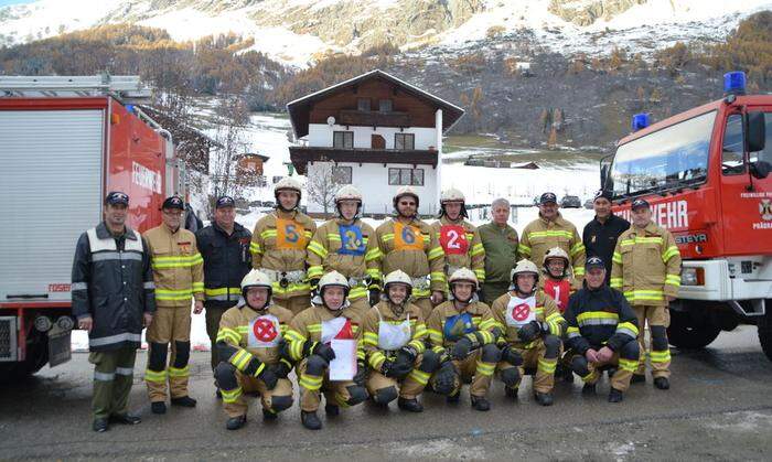 Gruppenfoto Feuerwehr Prägraten