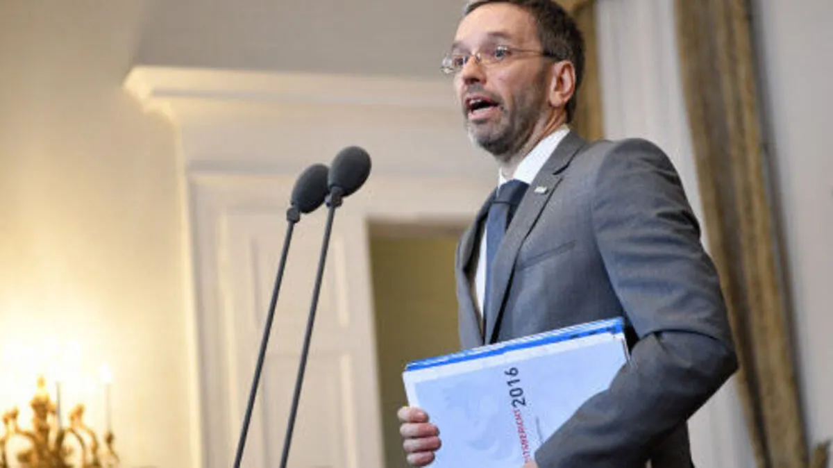 Innenminister Herber Kickl