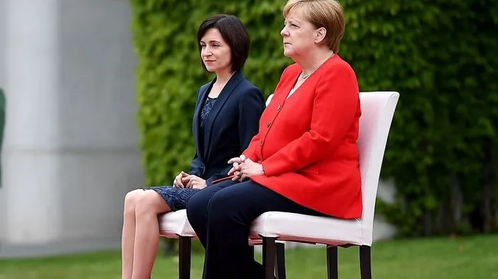Merkel und die moldawische Premierministerin Maia Sandu