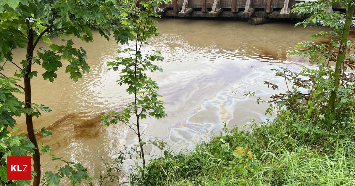 Feistritz:Heating oil leaked from a damaged tank in Mürz