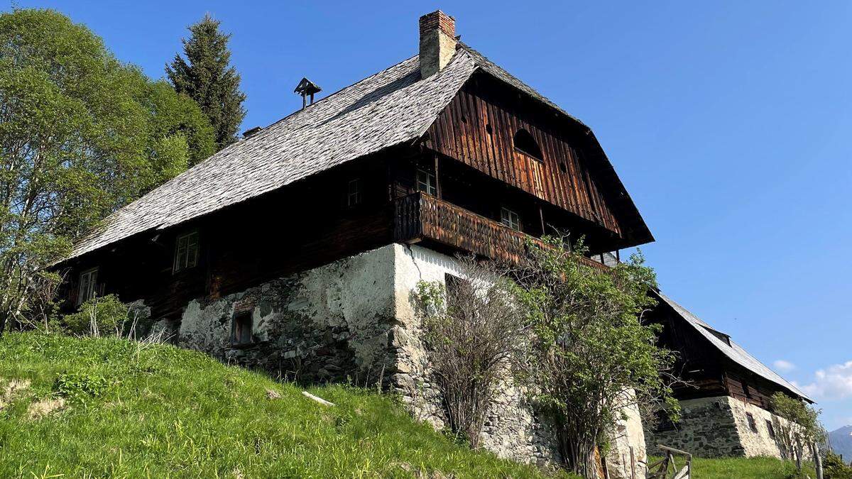 Der &quot;Untere Bergler&quot; in der Paal, von dem auch Protestanten nach Siebenbürgen vertrieben wurden. Der Hof ist nahezu in Originalzustand