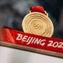 BEIJING,CHINA,10.FEB.22 - OLYMPICS - Winter Olympic Games Beijing 2022. Image shows the medal of Johannes Strolz (AUT).
Photo: GEPA pictures/ OEOC - ATTENTION - FREE OF CHARGE FOR EDITORIAL USE