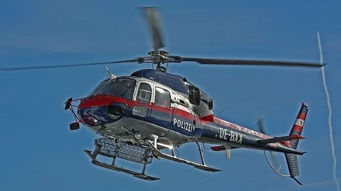 Auch ein Hubschrauber des Innenministeriums war an der Suche beteiligt