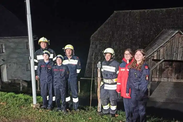 Die Jugendgruppen der Feuerwehren des Bereiches Murau nahmen mit Freude an der Aktion teil.