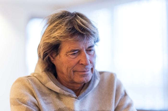 Johann "Hansi" Hinterseer am Mittwoch, 24. Jänner 2024, im Rahmen eines Interviews 