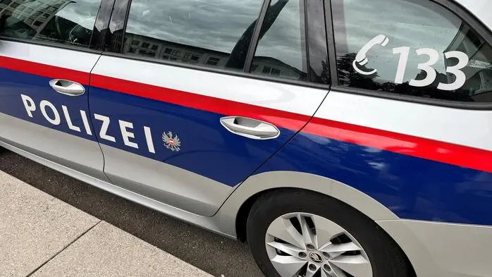 Polizeiauto von der Seite