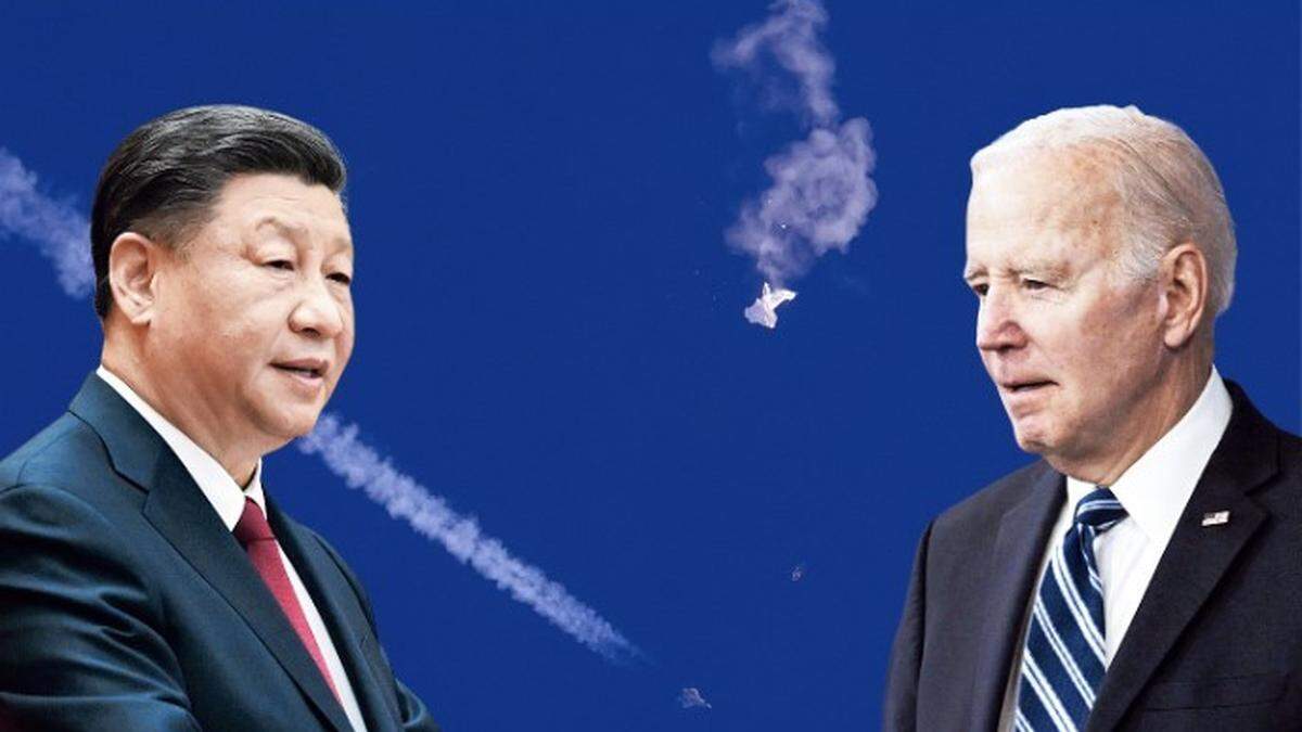 Diplomatische Entfremdung:   Chinas Staatschef Xi Jinping (l.) und US-Präsident Joe Biden 