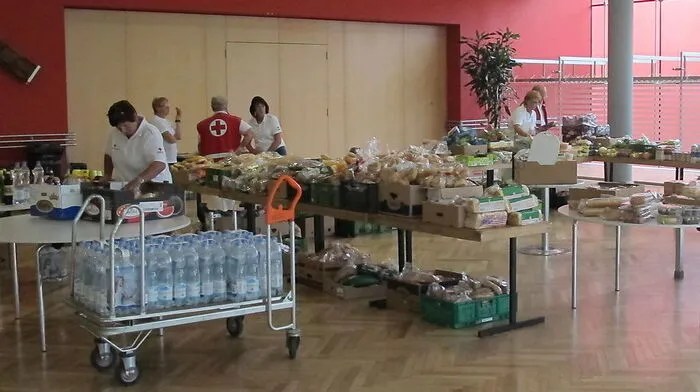 Bis zur Ballsaison findet die Essensausgabe im Kuss statt. Nach einer Lösung wird  gesucht
