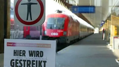 ++ ARCHIVBILD/THEMENBILD ++ ÖBB / BAHN / WARNSTREIK