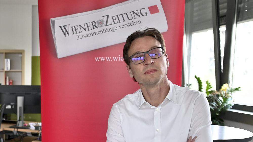 &quot;Wiener Zeitung&quot; Chefredaktuer Walter Hämmerle.