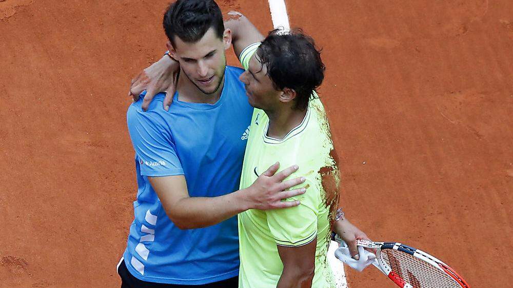 Rafael Nadal tröstete Thiem nach dem Finale