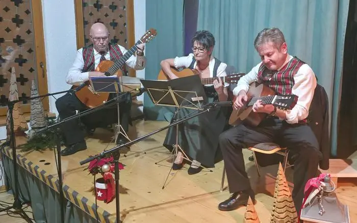 Gitarrentrio trat ebenfalls auf