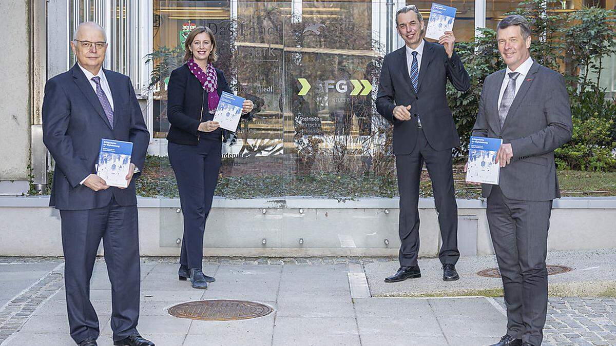 Franz Rotter, Barbara Eibinger-Miedl, Martin Tschandl, Horst Bischof