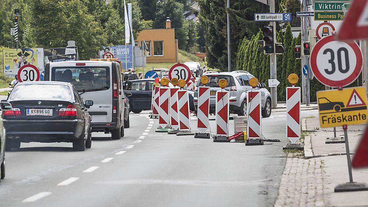 Bald beginnt wieder die Baustellenzeit in Klagenfurt.