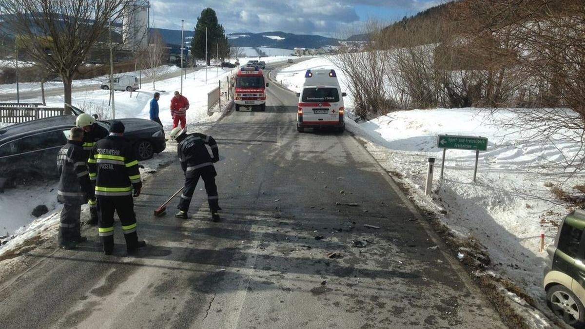 Beim Unfall in Passail wurde zum Glück niemand verletzt